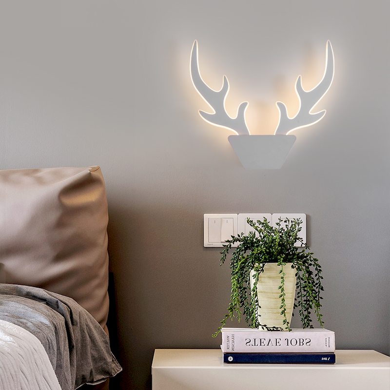 Zhongshan Art Deer Design luminária de parede LED com controle inteligente para quarto